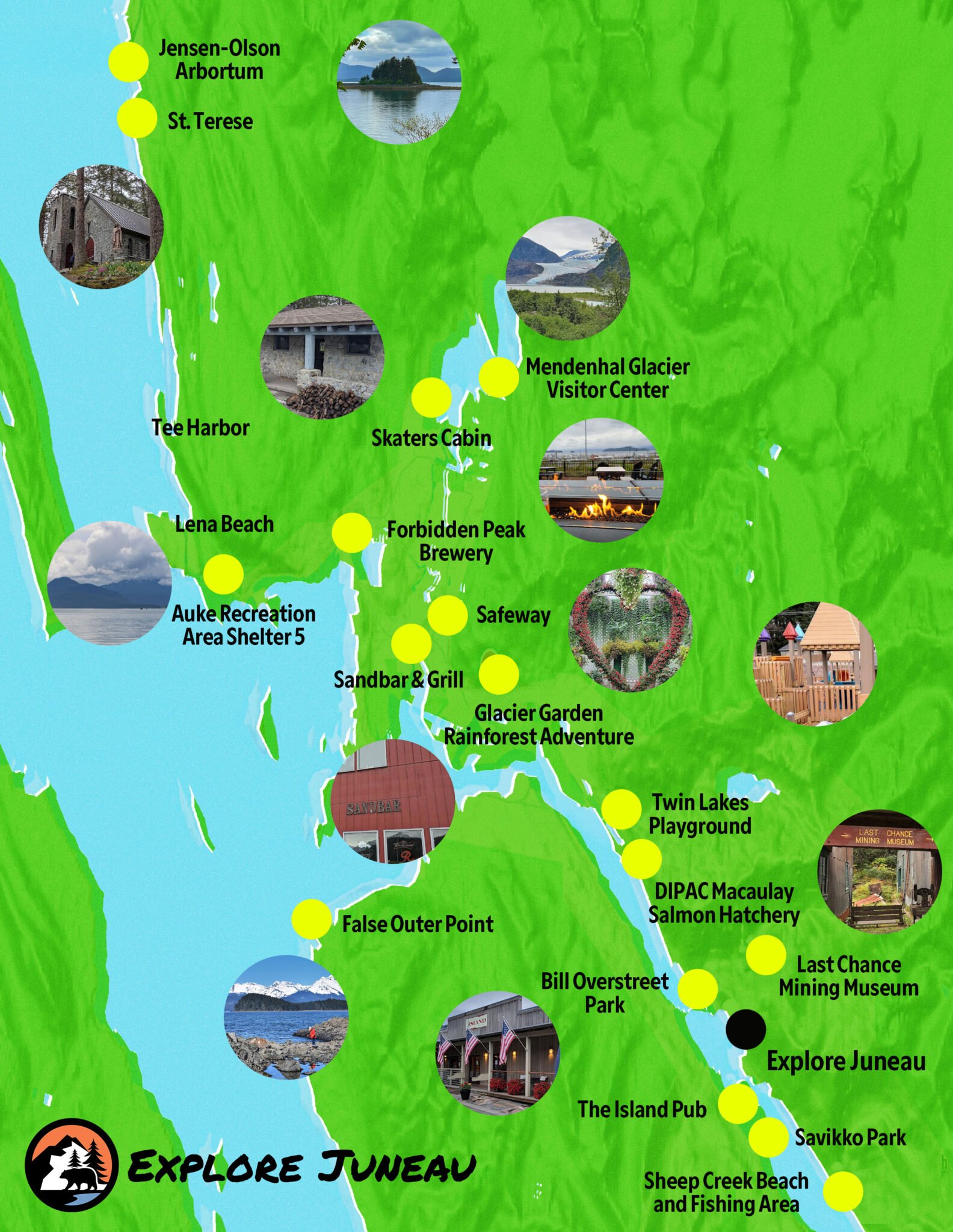 Explore Juneau Drive Map